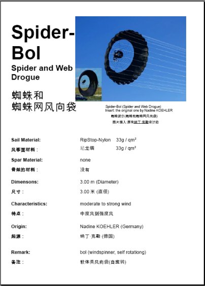 Spider-Bol (a kind of Spider windsock)