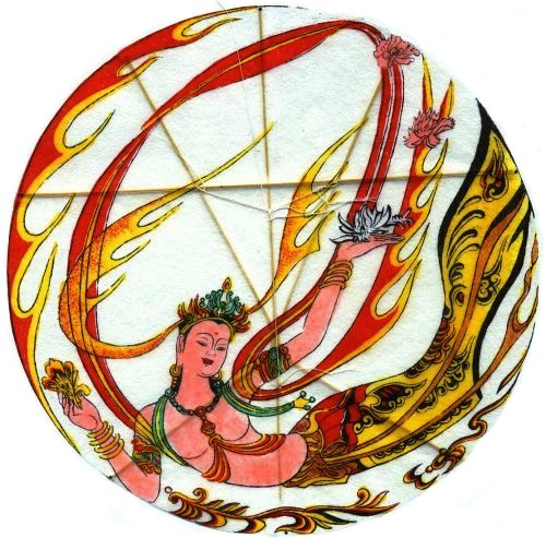 Apsara mit Faecher (TianJin) / Apsara with Fan (TianJin)