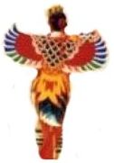 Karyōbinga (迦陵頻伽) dance
                  costume (Hagomoro)